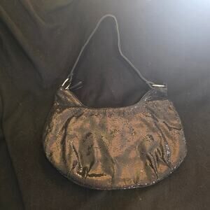 Black Shimmer New Small Handbag